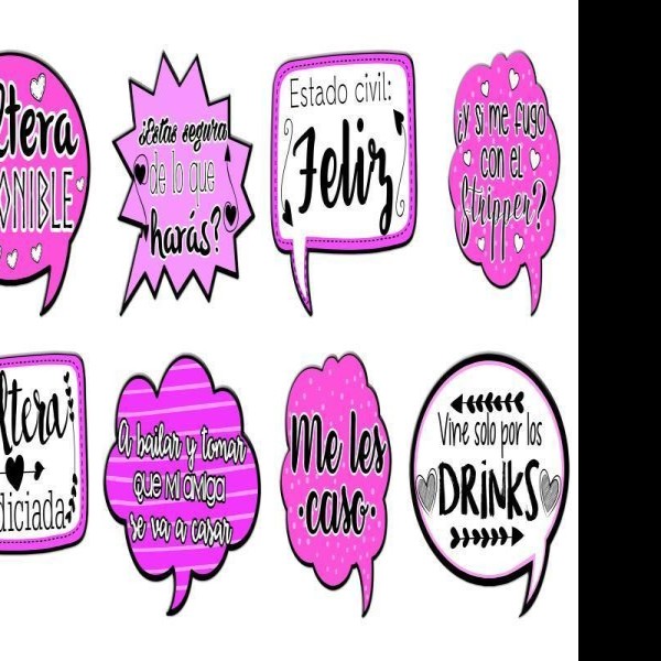 LETRERO FIESTA DESPEDIDA PAQ. C8PZ. 1524 BOL.C1 E.25